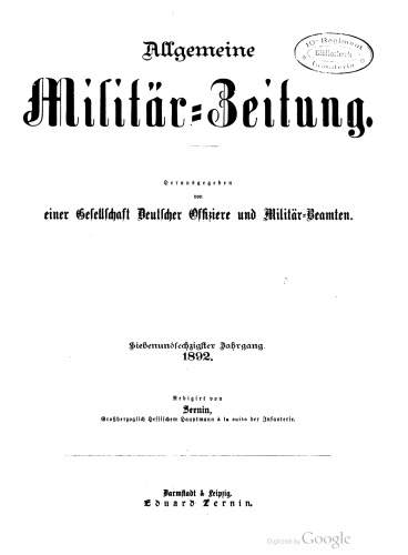 Allgemeine Militär-Zeitung