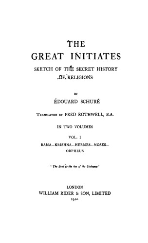 The Great Initiates