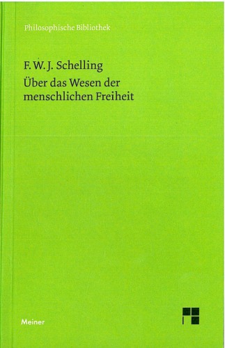 Über das Wesen der menschlichen Freiheit