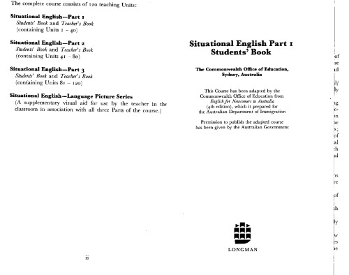 Situational English part 1 studentʻs book