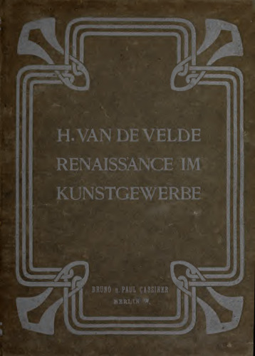 Die Renaissance im modernen Kunstgewerbe