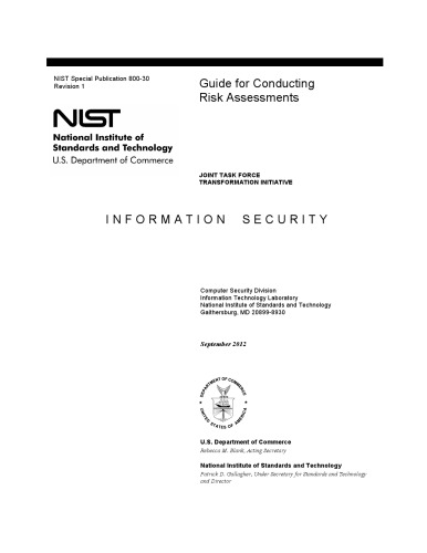 Guide for Conducting Risk Assessments