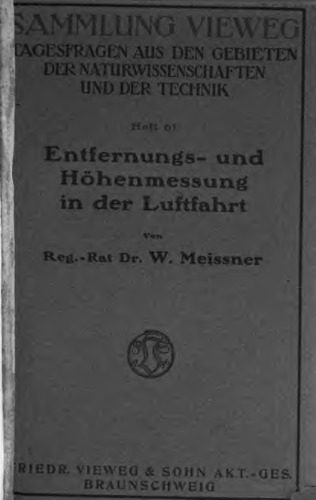 Entfernungs- und Höhenmessung in der Luftfahrt