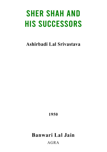 Sher Shah and His Successors
