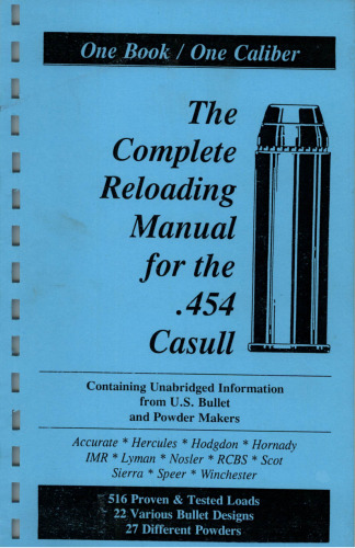 Loadbooks - 454 Casull