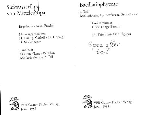 Seusswasserflora von Mitteleuropa