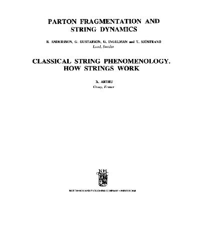 Parton fragmentation and string dynamics