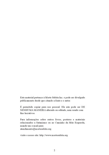 O livro branco do satanismo