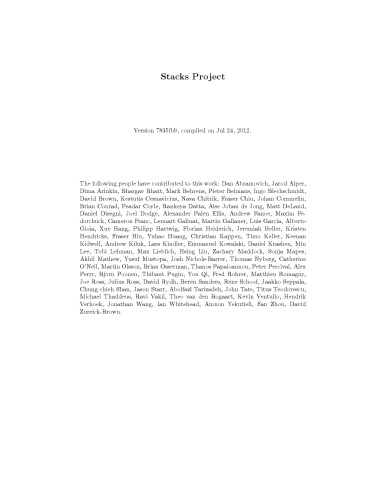 Stacks Project
