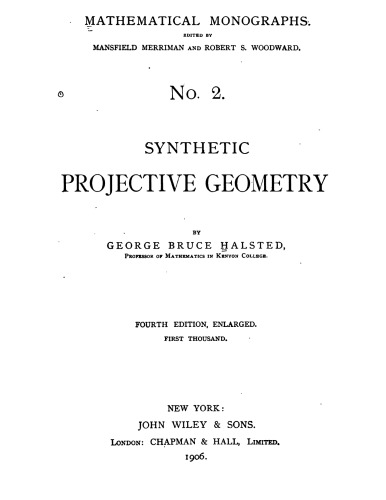 Synthetic Projective Geometry
