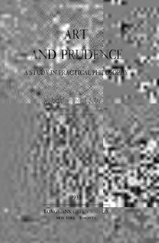Art and Prudence - Study in Practical Philosophy