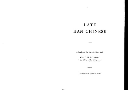 Late Han Chinese