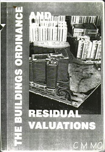 The Buildings Ordinance and Residual Valuations