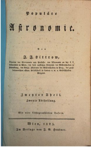 Populäre Astronomie