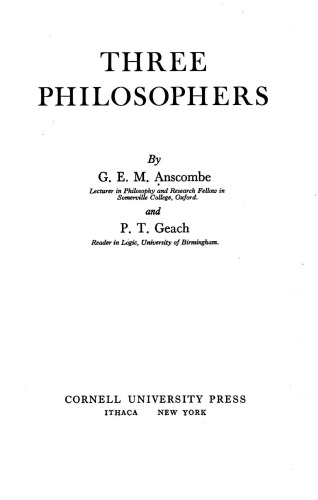 Three Philosophers