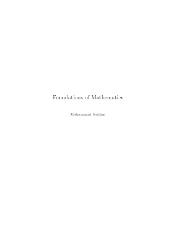 Foundations of Mathematics