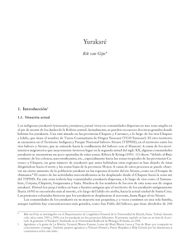 Yurakaré (aislado)
