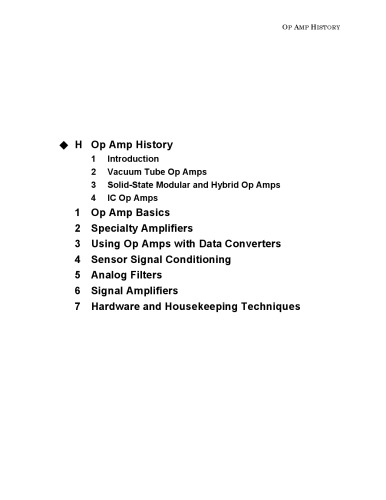 Op Amp Applications Ch H (history)