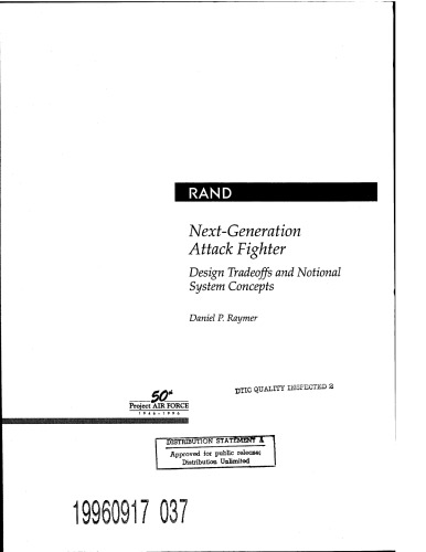 Next-Generation Attack Fighter: Design Tradeoffs and National System Concepts