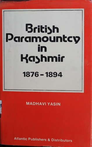 British paramountcy in Kashmir, 1876-1894