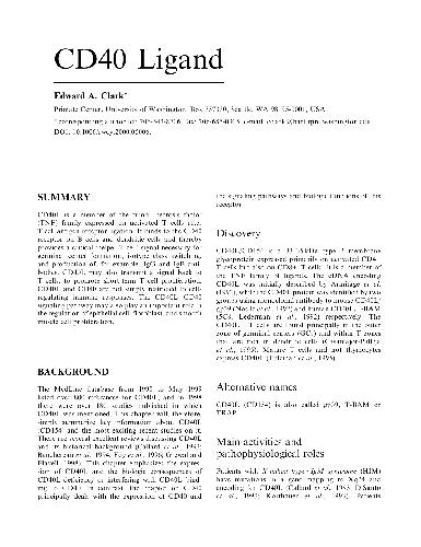 CD40 Ligand