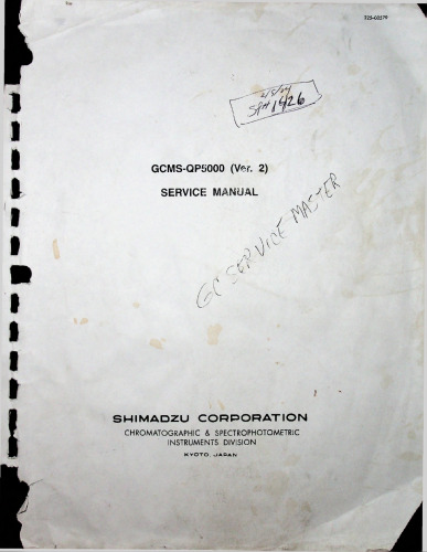 GCMS-QP5000 (Ver. 2)
