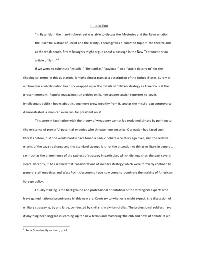 The Rhetoric of Deterrence