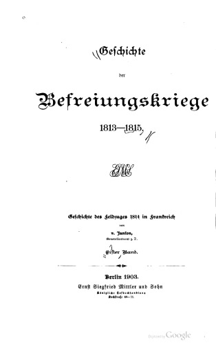 Geschichte des Feldzuges 1814 in Frankreich