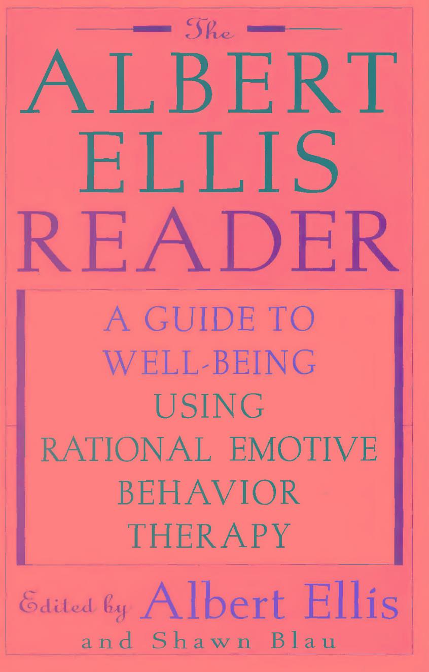 .The Albert Ellis Reader