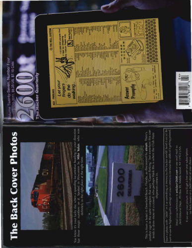 2600 Magazine: The Hacker Quarterly - Winter 2010-2011