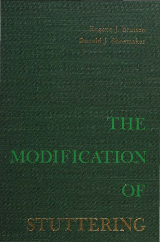 The Modification of Stuttering