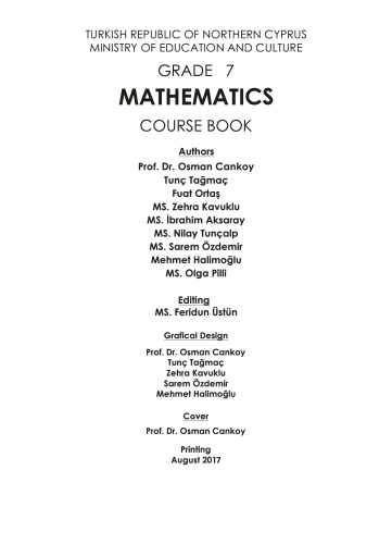 Mathematics. Grade 7. Course Book