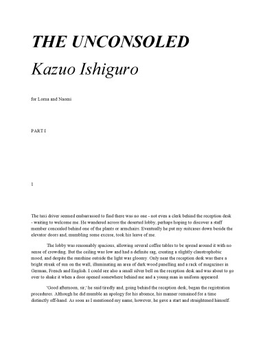 The Unconsoled