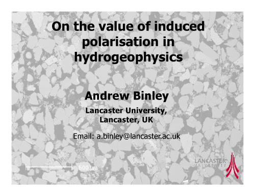 On the value of induced polarisation in hydrogeophysics