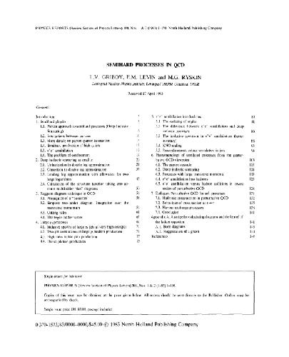Physics Reports vol.100