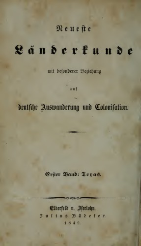 Texas im Jahre 1848