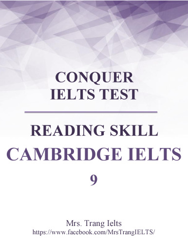 Conquer IELTS Test - Reading Skill - Cambridge IELTS 9