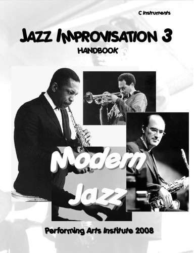 Jazz Improvisation 3. Modern Jazz.