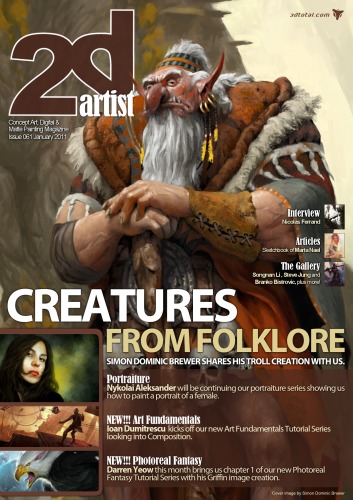 2DArtist Issue 061 January 2011 issue 61