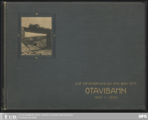 Zur Erinnerung an den Bau der Otavibahn 1903 - 1906