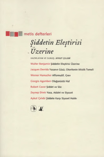 Şiddetin Eleştirisi Üzerine