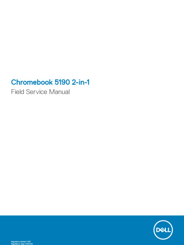 Chromebook 5190 2-in-1 Field Service Manual