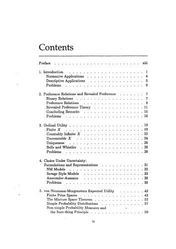 Notes On The Theory Of Choice (Underground Classics in Economics)