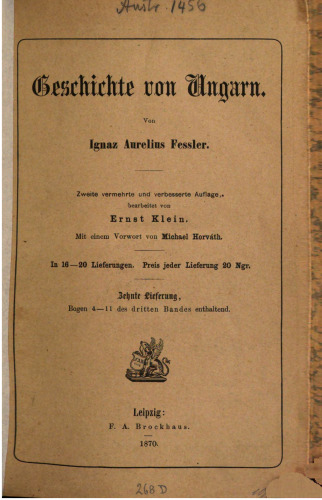 Die Zeit der Könige von Matthias I. bis zu Maximilian 1457-1576