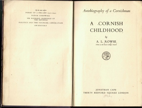 A Cornish Childhood
