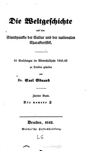 Die neuere Zeit