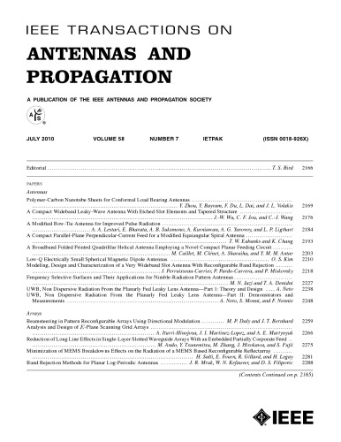 IEEE Transactions on Antennas and Propagation