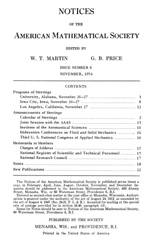 Notices of the American Mathematical Society