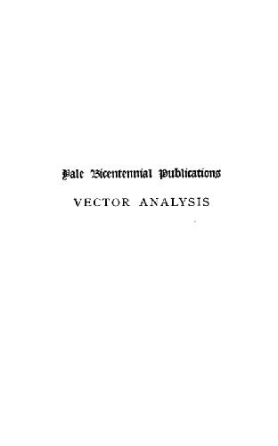 Vector analysis