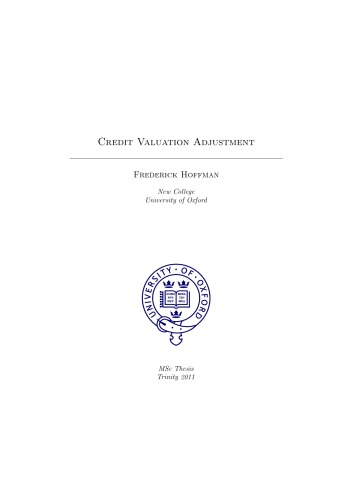Credit Valuation Adjustment